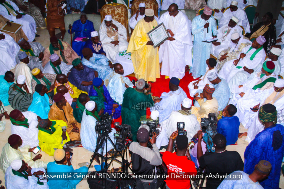 REPORTAGE- PHOTOS ET VIDEO - ASSEMBLÉE GÉNÉRALE RENNDO 2020 - Cérémonie de Remise de l'insigne "Ordre Omarien du Mérite"