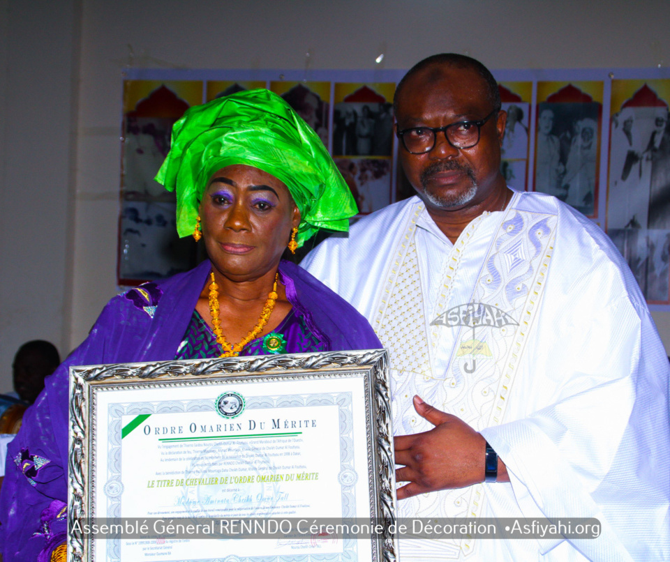 REPORTAGE- PHOTOS ET VIDEO - ASSEMBLÉE GÉNÉRALE RENNDO 2020 - Cérémonie de Remise de l'insigne "Ordre Omarien du Mérite"