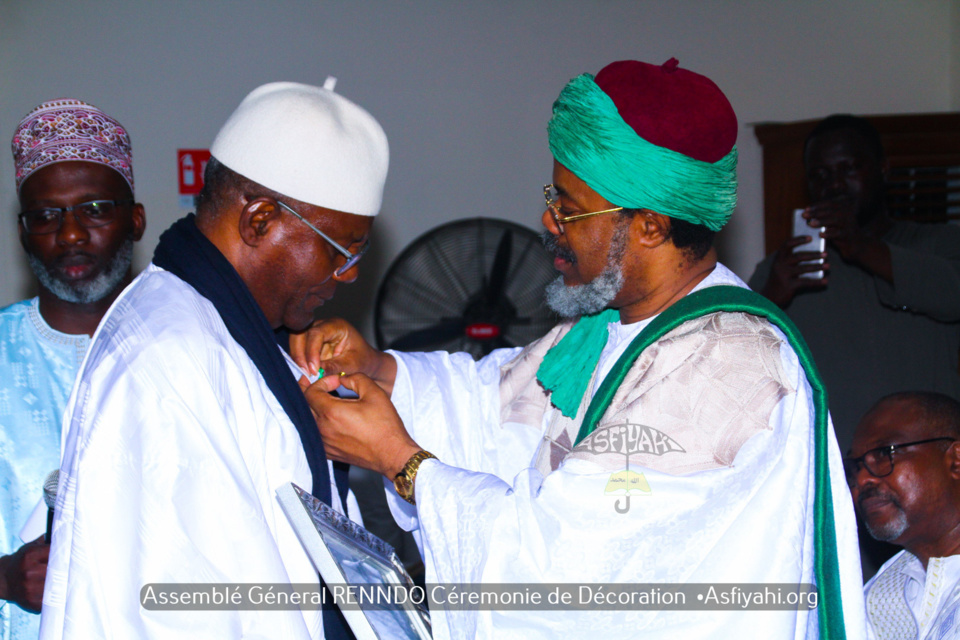 REPORTAGE- PHOTOS ET VIDEO - ASSEMBLÉE GÉNÉRALE RENNDO 2020 - Cérémonie de Remise de l'insigne "Ordre Omarien du Mérite"