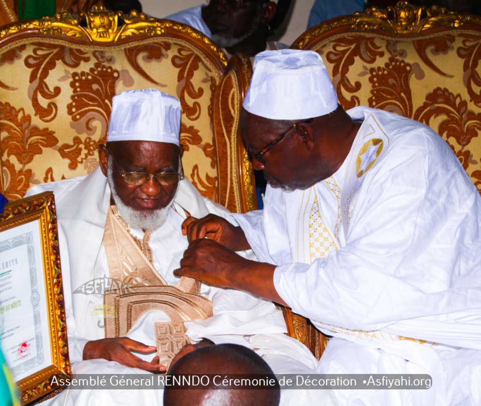 REPORTAGE- PHOTOS ET VIDEO - ASSEMBLÉE GÉNÉRALE RENNDO 2020 - Cérémonie de Remise de l'insigne "Ordre Omarien du Mérite"