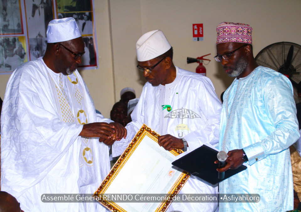 REPORTAGE- PHOTOS ET VIDEO - ASSEMBLÉE GÉNÉRALE RENNDO 2020 - Cérémonie de Remise de l'insigne "Ordre Omarien du Mérite"