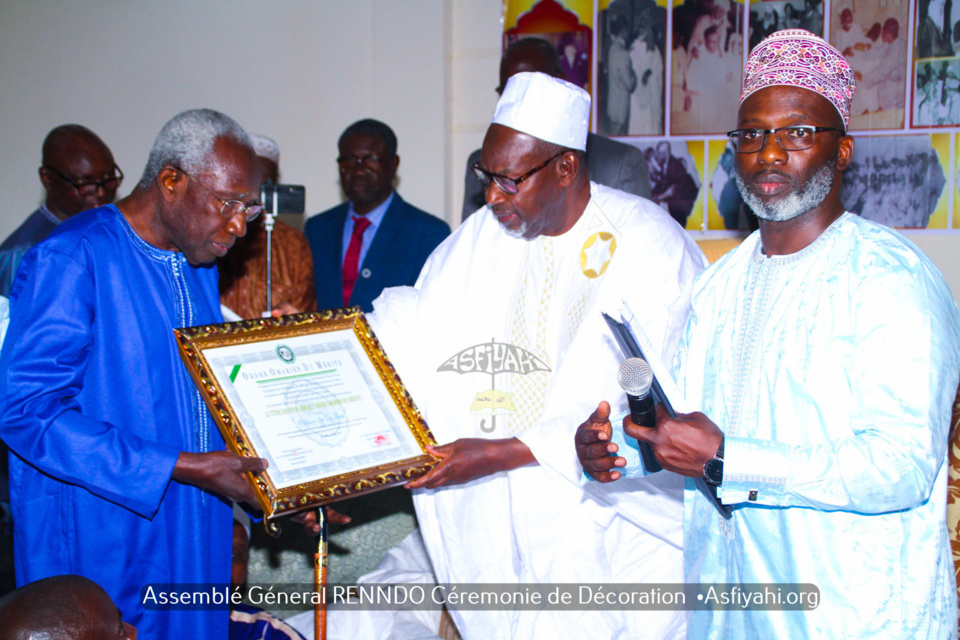 REPORTAGE- PHOTOS ET VIDEO - ASSEMBLÉE GÉNÉRALE RENNDO 2020 - Cérémonie de Remise de l'insigne "Ordre Omarien du Mérite"