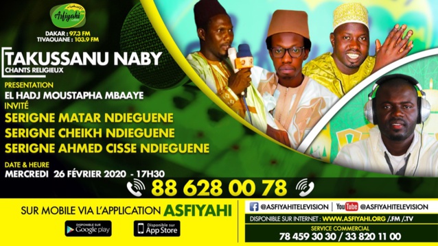 TAKUSSANU NABY DU 27 FEVRIER 2020 PRESENTE PAR EL HADJI MOUSTAPHA MBAAYE