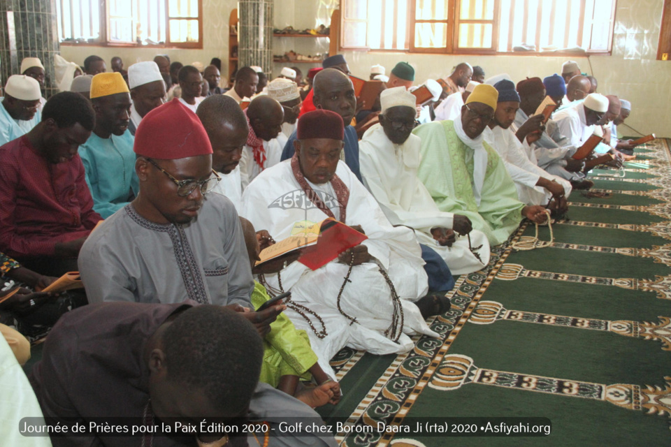 PHOTOS - PAIX AU SENEGAL DANS LE CONTEXTE DU CORONAVIRUS ET DE LA CRIMINALITÉ - Les Images de la Journée de Prières organisée à Golf Chez Serigne Mansour SY  Borom Daara Ji (rta)
