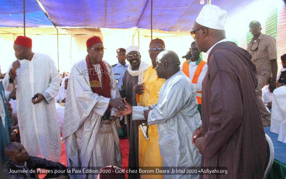 PHOTOS - PAIX AU SENEGAL DANS LE CONTEXTE DU CORONAVIRUS ET DE LA CRIMINALITÉ - Les Images de la Conférence de la Journée de Prières organisée à Golf Chez Serigne Mansour SY Borom Daara Ji (rta)