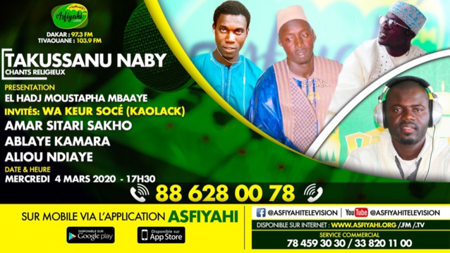 TAKUSSANU NABY DU 04 MARS 2020 PRESENTE PAR EL HADJI MOUSTAPHA MBAAYE