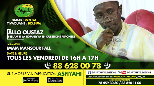 ALLO OUSTAZ DU VENDREDI 20 MARS 2020 PAR OUSTAZ MANSOUR FALL