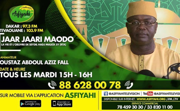 JAAR JAARI MAODO DU MARDI 02 JUIN 2020 PAR OUSTAZ ABDOUL AZIZ FALL