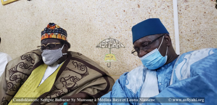 Médina Baye Niass - Condoléances: Serigne Babacar Sy Mansour à Médina Baye et Leona Niassene