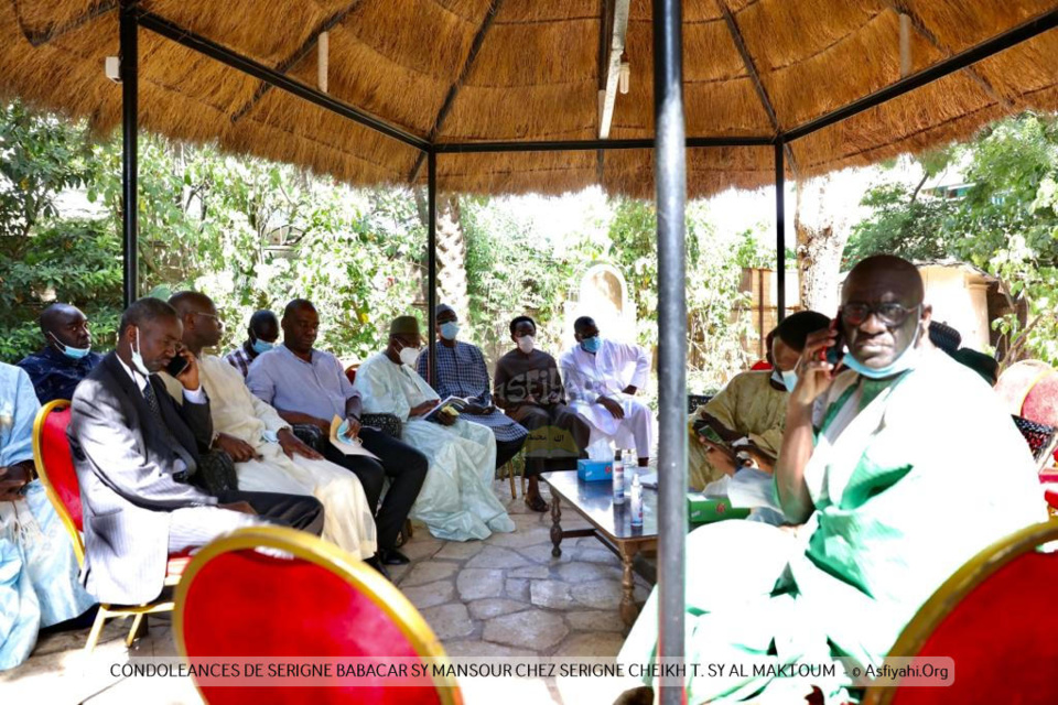 PHOTOS - FANN RESIDENCE - Serigne Babacar Sy Mansour chez Serigne Cheikh Tidiane Sy Al Maktoum
