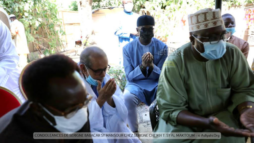 PHOTOS - FANN RESIDENCE - Serigne Babacar Sy Mansour chez Serigne Cheikh Tidiane Sy Al Maktoum