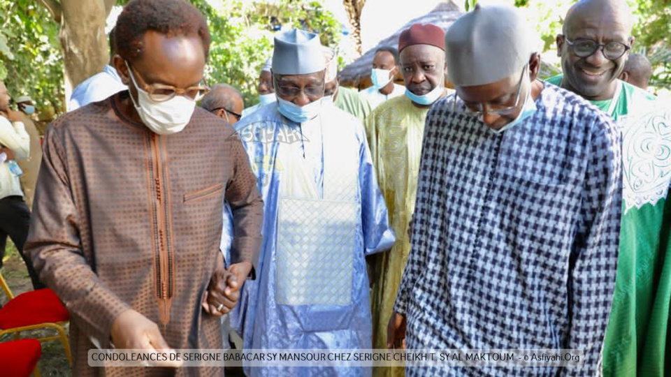 PHOTOS - FANN RESIDENCE - Serigne Babacar Sy Mansour chez Serigne Cheikh Tidiane Sy Al Maktoum