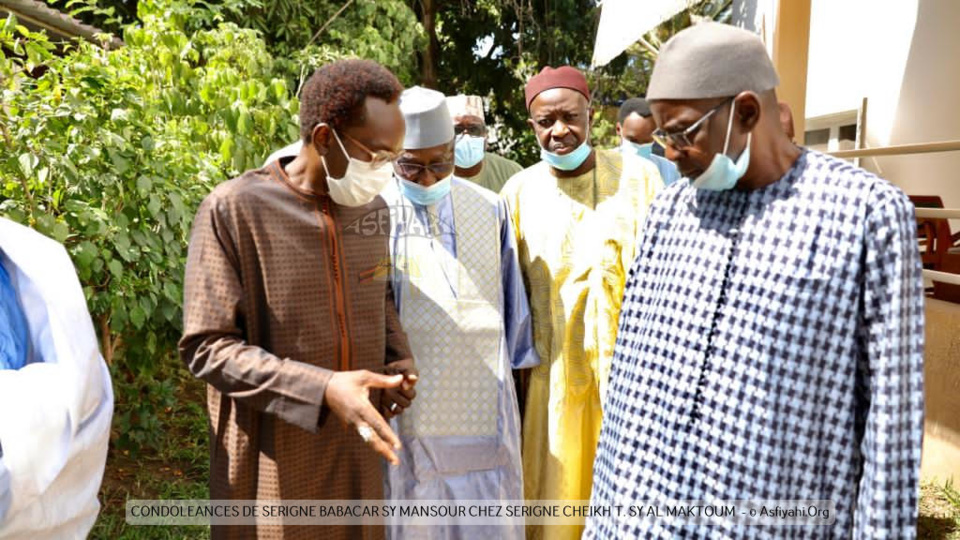 PHOTOS - FANN RESIDENCE - Serigne Babacar Sy Mansour chez Serigne Cheikh Tidiane Sy Al Maktoum