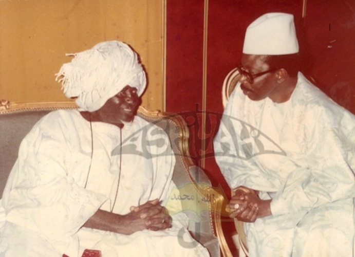 PHOTOS : Visite de Courtoisie de Serigne Cheikh Tidiane Sy Al Maktoum à Serigne Abdou Lahat Mbacké lors de sa venue à Dakar 