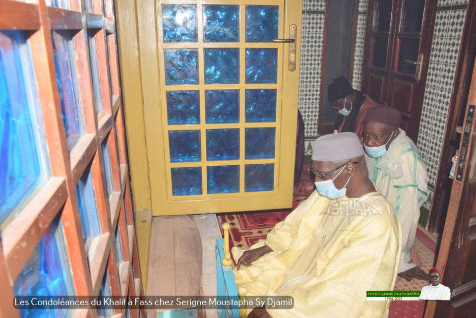 PHOTOS - FASS - Les Images des condoléances de Serigne Babacar Sy Mansour et de la famille Sy à la famille de Serigne Moustapha Sy Djamil suite au rappel à Dieu de Serigne Abdoul Aziz Sy Djamil 