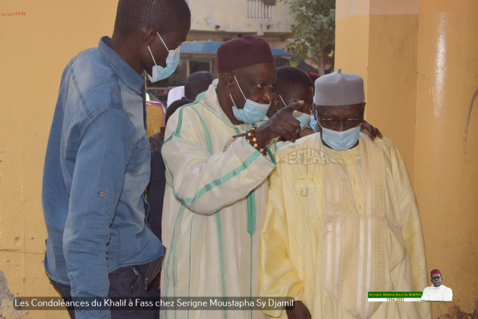 PHOTOS - FASS - Les Images des condoléances de Serigne Babacar Sy Mansour et de la famille Sy à la famille de Serigne Moustapha Sy Djamil suite au rappel à Dieu de Serigne Abdoul Aziz Sy Djamil 