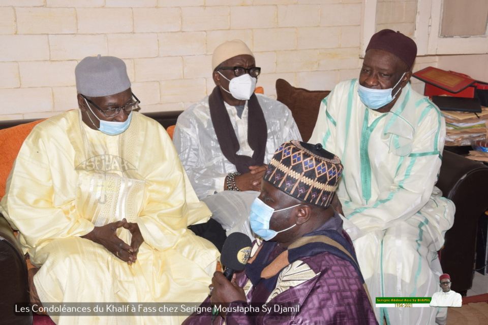 PHOTOS - FASS - Les Images des condoléances de Serigne Babacar Sy Mansour et de la famille Sy à la famille de Serigne Moustapha Sy Djamil suite au rappel à Dieu de Serigne Abdoul Aziz Sy Djamil 