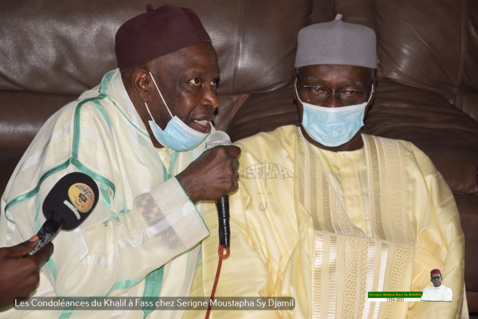 PHOTOS - FASS - Les Images des condoléances de Serigne Babacar Sy Mansour et de la famille Sy à la famille de Serigne Moustapha Sy Djamil suite au rappel à Dieu de Serigne Abdoul Aziz Sy Djamil 