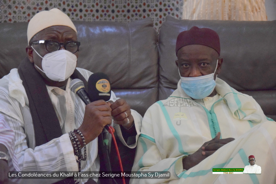 PHOTOS - FASS - Les Images des condoléances de Serigne Babacar Sy Mansour et de la famille Sy à la famille de Serigne Moustapha Sy Djamil suite au rappel à Dieu de Serigne Abdoul Aziz Sy Djamil 