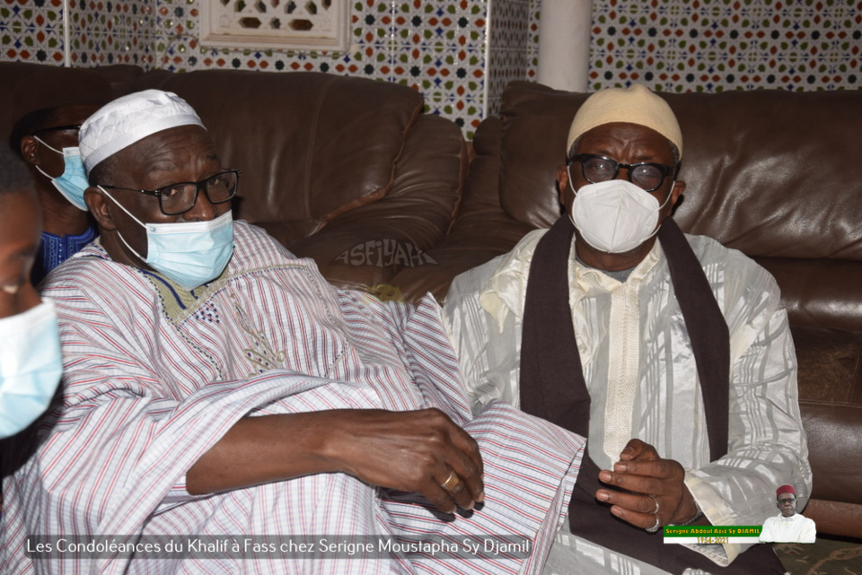 PHOTOS - FASS - Les Images des condoléances de Serigne Babacar Sy Mansour et de la famille Sy à la famille de Serigne Moustapha Sy Djamil suite au rappel à Dieu de Serigne Abdoul Aziz Sy Djamil 