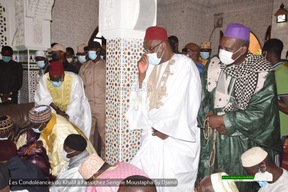 PHOTOS - FASS - Les Images des condoléances de Serigne Babacar Sy Mansour et de la famille Sy à la famille de Serigne Moustapha Sy Djamil suite au rappel à Dieu de Serigne Abdoul Aziz Sy Djamil 