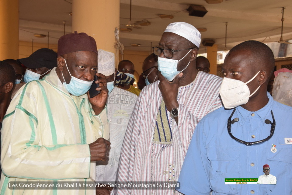 PHOTOS - FASS - Les Images des condoléances de Serigne Babacar Sy Mansour et de la famille Sy à la famille de Serigne Moustapha Sy Djamil suite au rappel à Dieu de Serigne Abdoul Aziz Sy Djamil 