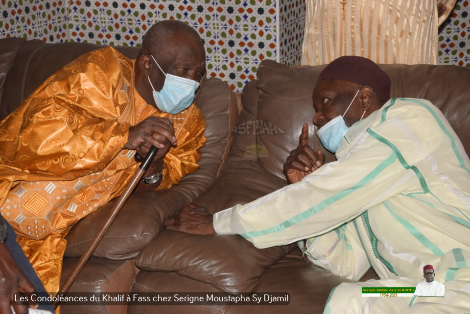 PHOTOS - FASS - Les Images des condoléances de Serigne Babacar Sy Mansour et de la famille Sy à la famille de Serigne Moustapha Sy Djamil suite au rappel à Dieu de Serigne Abdoul Aziz Sy Djamil 