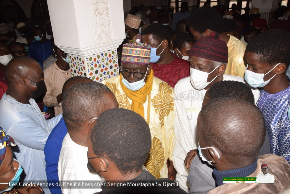 PHOTOS - FASS - Les Images des condoléances de Serigne Babacar Sy Mansour et de la famille Sy à la famille de Serigne Moustapha Sy Djamil suite au rappel à Dieu de Serigne Abdoul Aziz Sy Djamil 