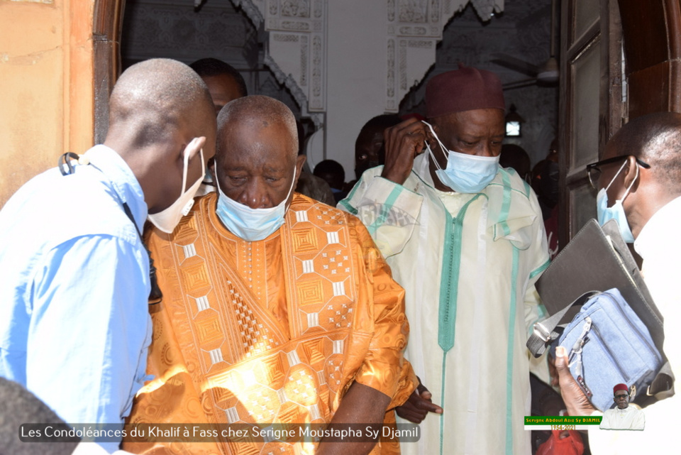 PHOTOS - FASS - Les Images des condoléances de Serigne Babacar Sy Mansour et de la famille Sy à la famille de Serigne Moustapha Sy Djamil suite au rappel à Dieu de Serigne Abdoul Aziz Sy Djamil 