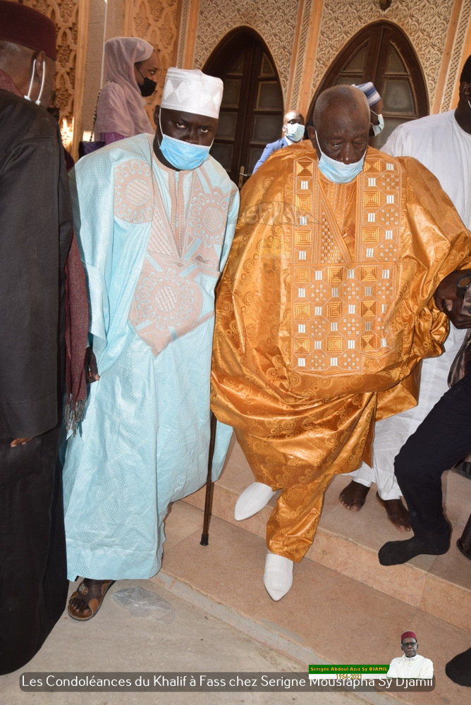 PHOTOS - FASS - Les Images des condoléances de Serigne Babacar Sy Mansour et de la famille Sy à la famille de Serigne Moustapha Sy Djamil suite au rappel à Dieu de Serigne Abdoul Aziz Sy Djamil 