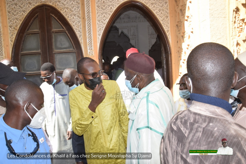 PHOTOS - FASS - Les Images des condoléances de Serigne Babacar Sy Mansour et de la famille Sy à la famille de Serigne Moustapha Sy Djamil suite au rappel à Dieu de Serigne Abdoul Aziz Sy Djamil 