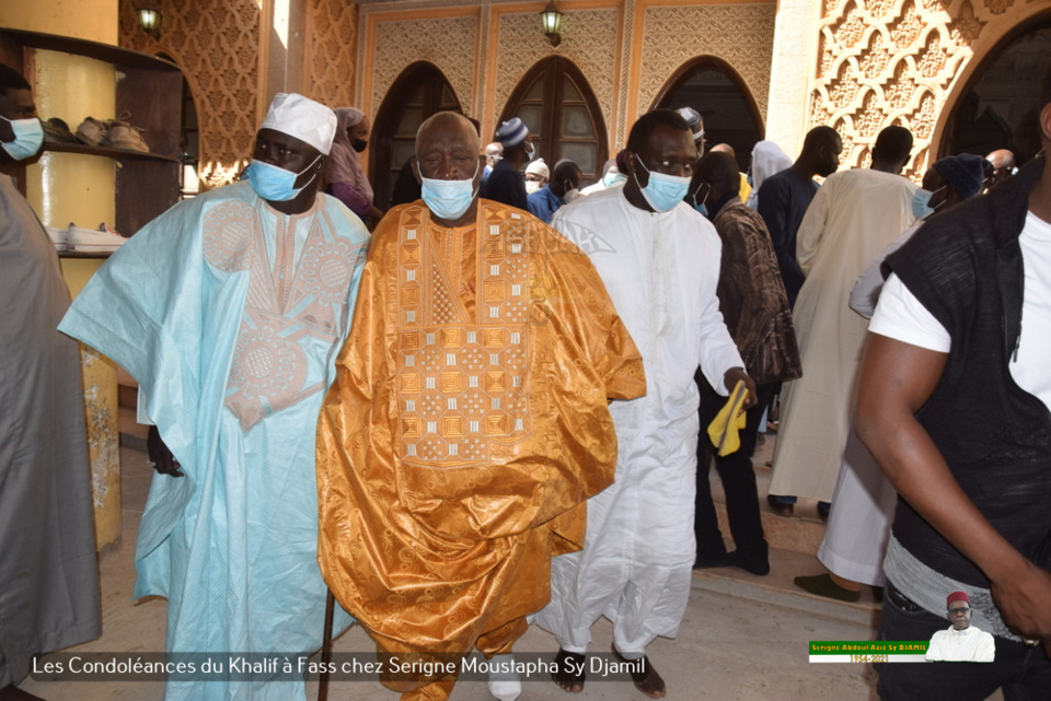 PHOTOS - FASS - Les Images des condoléances de Serigne Babacar Sy Mansour et de la famille Sy à la famille de Serigne Moustapha Sy Djamil suite au rappel à Dieu de Serigne Abdoul Aziz Sy Djamil 