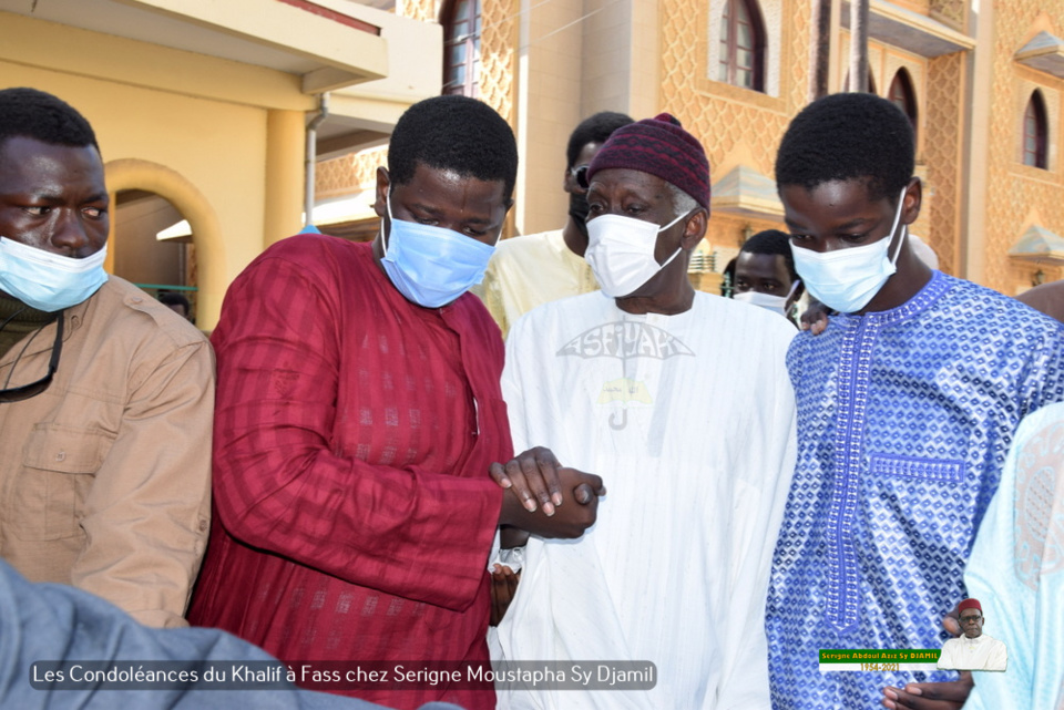 PHOTOS - FASS - Les Images des condoléances de Serigne Babacar Sy Mansour et de la famille Sy à la famille de Serigne Moustapha Sy Djamil suite au rappel à Dieu de Serigne Abdoul Aziz Sy Djamil 