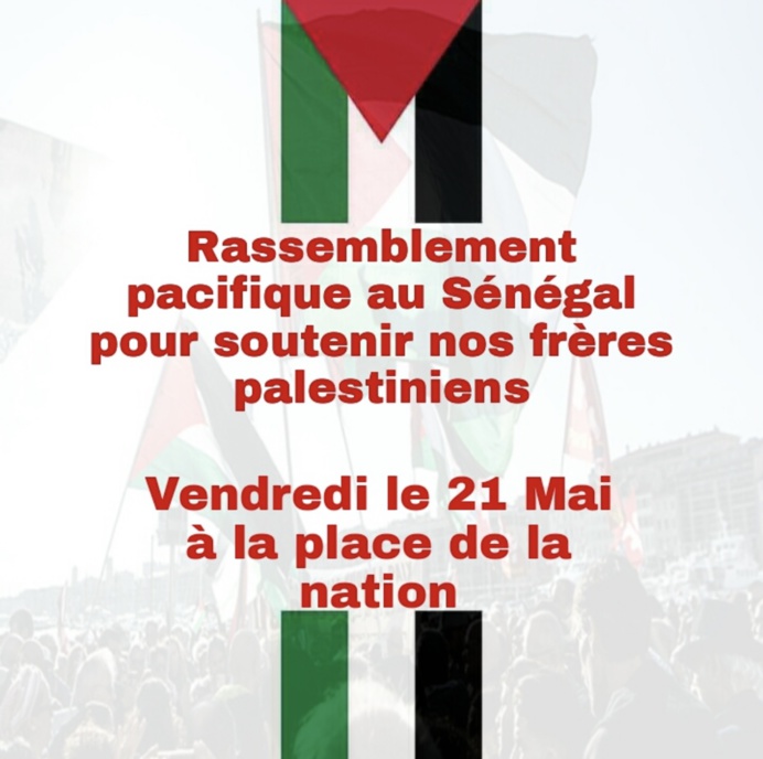 Génocide du peuple palestinien : Une marche de soutien prévue vendredi à Dakar