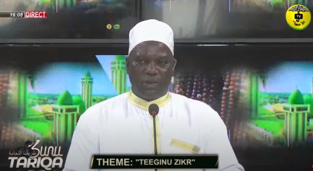 SUNU TARIQA DU LUNDI 02 JUIN 2021 PAR CHEIKH AHMED TIDIANE SY BOUCHRA THEME: TEEGINU ZIKR 'clôt...