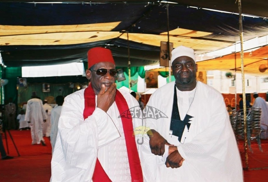 El HAdj Tafsir Sakho en compagnie de Serigne Cheikh Oumar Foutiyou Tall Sy  Djamil