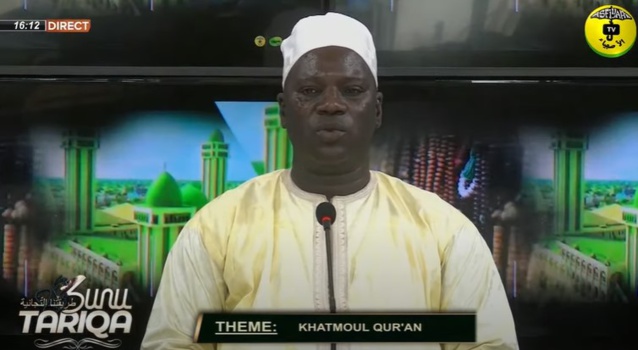 SUNU TARIQA DU MERCREDI 28 JUILLET 2021 PAR CHEIKH AHMED TIDIANE SY BOUCHRA THEME: KHATMOUL QUR'AN