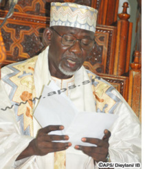 TABASKI 2013 - L'imam Pape Alioune Samb prie pour la concorde nationale