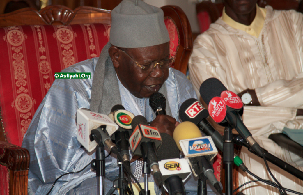PHOTOS - GAMOU TIVAOUANE 2014 - Les Images de la Conference de Presse de Serigne Abdoul Aziz Sy Al Amine à Tivaouane