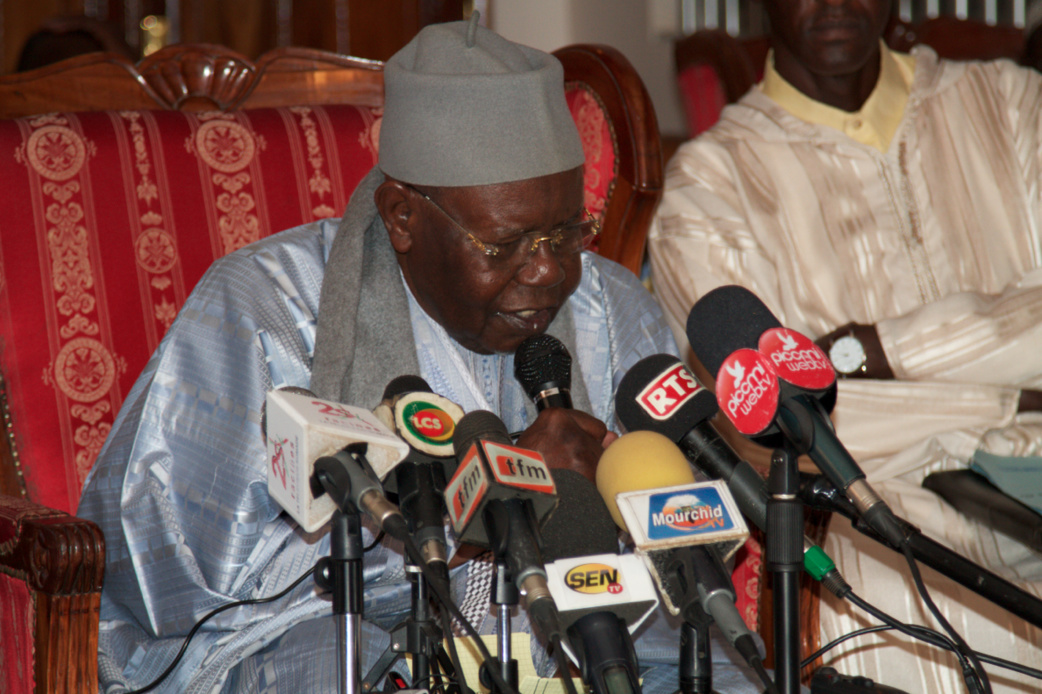 PHOTOS - GAMOU TIVAOUANE 2014 - Les Images de la Conference de Presse de Serigne Abdoul Aziz Sy Al Amine à Tivaouane