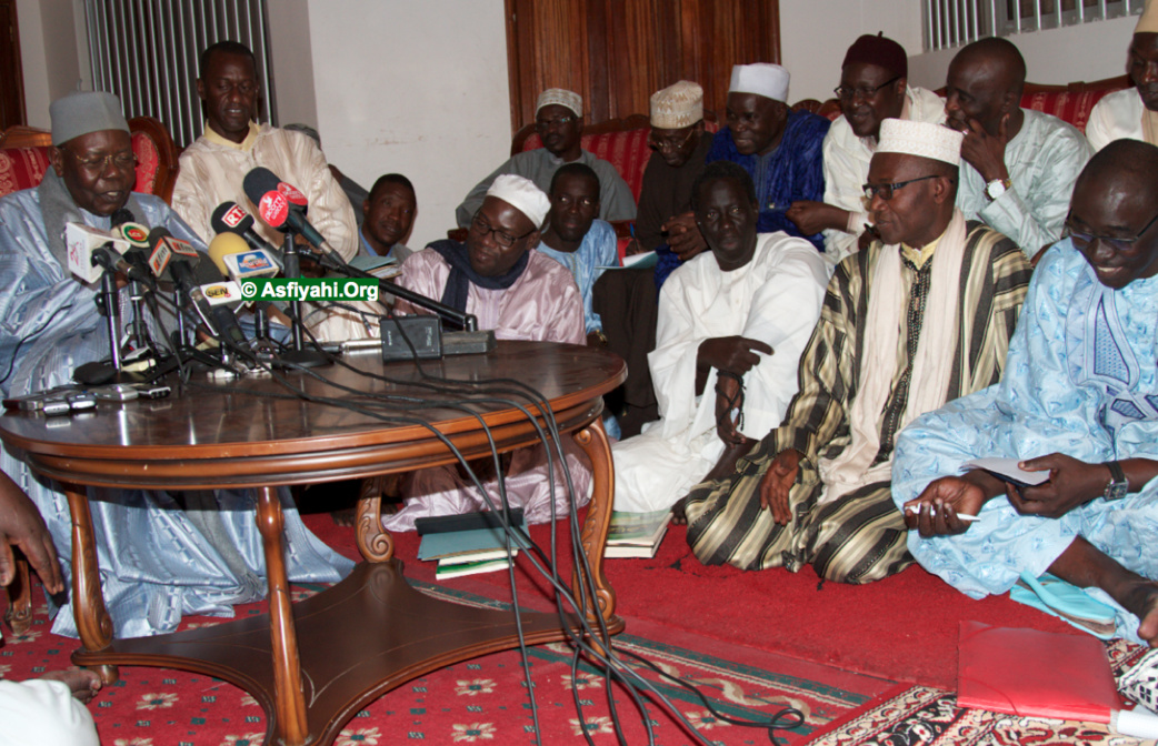 PHOTOS - GAMOU TIVAOUANE 2014 - Les Images de la Conference de Presse de Serigne Abdoul Aziz Sy Al Amine à Tivaouane
