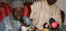 VIDEO GAMOU 2014 - 1ERE PARTIE POINT DE PRESSE DE SERIGNE ABDOUL AZIZ SY AL AMINE : Retour sur le Sens du Gamou dans la stratégie de Seydil Hadj Malick Sy (rta)