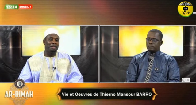 AR RIMAH DU 31 JANVIER 2022 INVITE : Thierno Mouhamadou Siradji BA