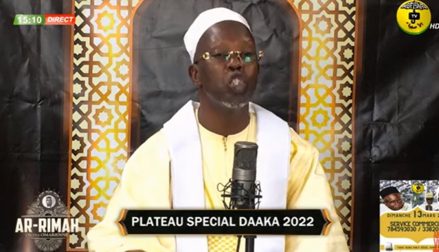 AR RIMAH DU LUNDI 28 FEV 2022 PAR TAFSIR AMADOU WELLE -PLATEAU SPECIAL DAAKA
