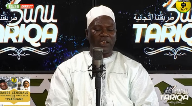 SUNU TARIQA DU MERCREDI 02 MARS PAR OUSTAZ CHEIKH AHMED TIDIANE SY BOUCHRA