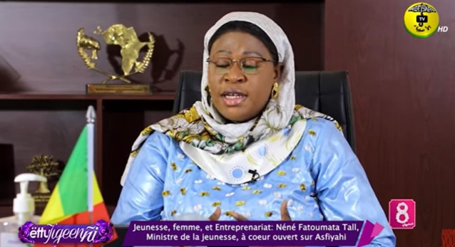 Jeunesse, Femme, et Entrepreneuriat: Néné Fatoumata Tall, Ministre de la jeunesse, à cœur ouvert