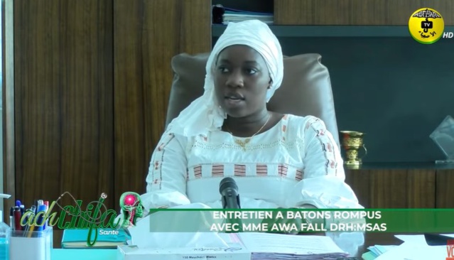 Ach Chifa du 20 Mars 2022 ENTRETIEN AVEC MME AWA FALL DRH Ministère de la Santé et de l'Action Soci