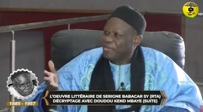 Spécial 25 Mars - L'œuvre littéraire de Serigne Babacar Sy (rta), Décryptage avec Doudou Kend Mbaye