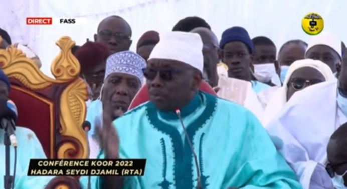 Conférence Koor 2022 Hadara Seydi Djamil : Serigne Mansour SY Dabakh dresse de nouvelles orientations pour repenser le développement socio-économique des Dahiras et de la communauté