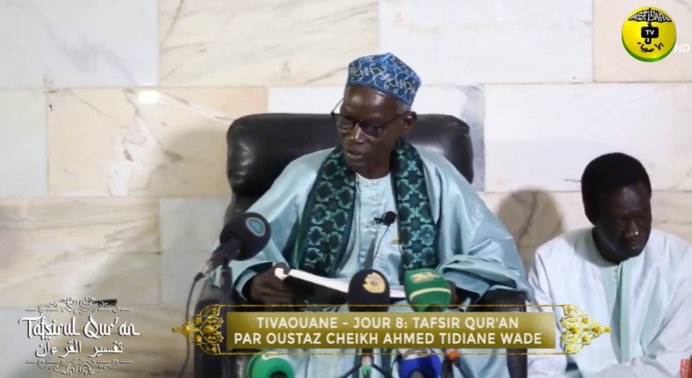 TIVAOUANE - Tafsir Qur'an / 8éme jour - Par Oustaz Cheikh Ahmed Tidiane Wade